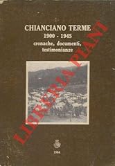 Chianciano terme 1900 usato  Spedito ovunque in Italia 