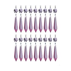 Pink chandelier icicle for sale  Delivered anywhere in USA 
