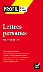 Montesquieu lettres persanes d'occasion  Livré partout en France