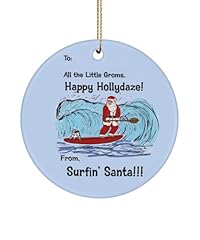 Surfing santa ornament for sale  Delivered anywhere in USA 