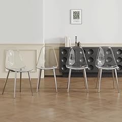 Transparent dining chairs for sale  Delivered anywhere in USA 