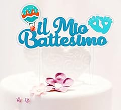 Decorazione torta battesimo usato  Spedito ovunque in Italia 