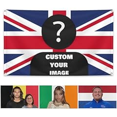 Custom flag personalised for sale  Delivered anywhere in UK