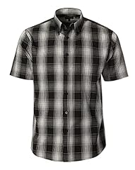 Used, Gioberti Men's Plaid Short Sleeve Shirt, 978 - Black for sale  Delivered anywhere in Canada
