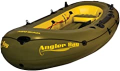 Used, Airhead Angler Bay Inflatable Boat, 6 person for sale  Delivered anywhere in USA 