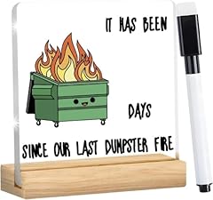 Dumpster fire desk for sale  Delivered anywhere in UK
