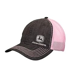 Used, John Deere Ladies' Pink Chambray Mesh Hat/Cap - LP73335 for sale  Delivered anywhere in Canada
