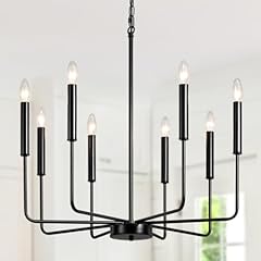 Light black chandelier for sale  Delivered anywhere in USA 