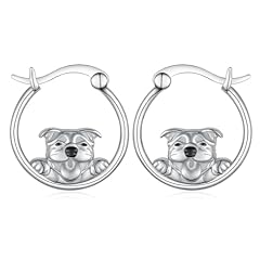 Pitbull dog earrings for sale  Delivered anywhere in USA 