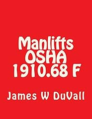 Manlifts osha 1910.68 for sale  Delivered anywhere in UK