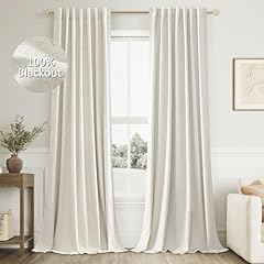 Cream linen blackout for sale  Delivered anywhere in USA 
