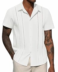 Demeanor guayabera linen for sale  Delivered anywhere in USA 
