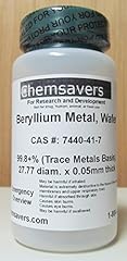 Beryllium metal wafer for sale  Delivered anywhere in USA 