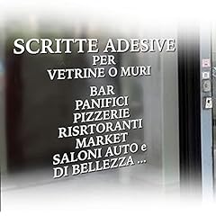 Scritte adesive personalizzate usato  Spedito ovunque in Italia 