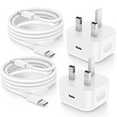 2pack iphone charger for sale  Delivered anywhere in UK