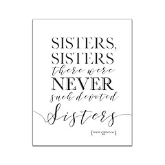 Sisters sisters white for sale  Delivered anywhere in USA 