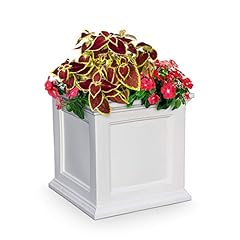 Mayne 5825W Fairfield Patio Planter, White, 20-Inch for sale  Delivered anywhere in USA 
