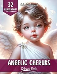 Angelic cherubs coloring usato  Spedito ovunque in Italia 