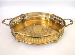 Tangerine brass serving for sale  Delivered anywhere in USA 