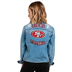FOCO San Francisco 49ers NFL Womens Denim Days Jacket, used for sale  Delivered anywhere in USA 