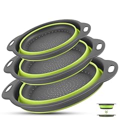 Collapsible colander set for sale  Delivered anywhere in UK
