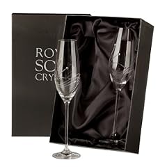 Crystal champagne flutes for sale  Delivered anywhere in UK