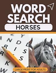 Horses word search for sale  Delivered anywhere in UK