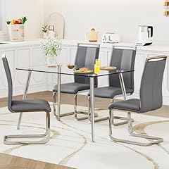 Ebullient glass dining for sale  Delivered anywhere in USA 