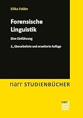 Forensische linguistik einfüh gebraucht kaufen  Wird an jeden Ort in Deutschland