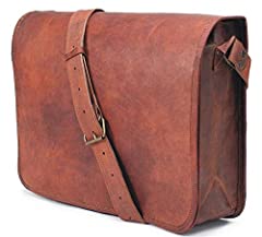 Ajuny leather briefcase for sale  Delivered anywhere in Ireland