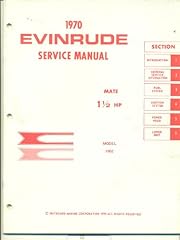 1970 evinrude service for sale  Delivered anywhere in USA 