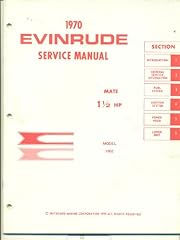 1970 evinrude service for sale  Delivered anywhere in USA 