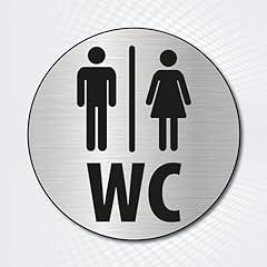 Hinweisschild rund toilette gebraucht kaufen  Wird an jeden Ort in Deutschland