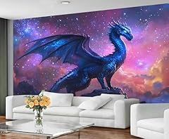 Papier peint dragon d'occasion  Livré partout en France