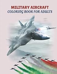 Military aircraft coloring for sale  Delivered anywhere in UK