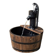 Outsunny wooden barrel for sale  Delivered anywhere in UK