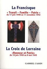 Francisque croix lorraine d'occasion  Livré partout en France