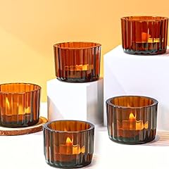 36pcs amber glass for sale  Delivered anywhere in USA 