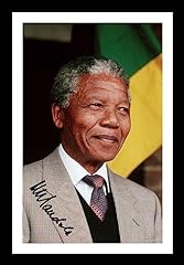 Nelson mandela signed for sale  Delivered anywhere in UK