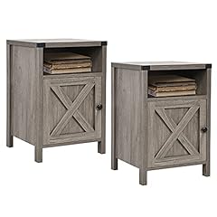 Farmhouse nightstand end for sale  Delivered anywhere in USA 