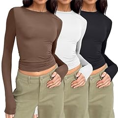 Langarmshirt damen braun gebraucht kaufen  Wird an jeden Ort in Deutschland