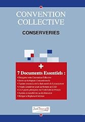 3607. conserveries convention d'occasion  Livré partout en France
