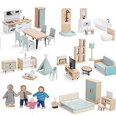 Wooden dollhouse furniture for sale  Delivered anywhere in USA 