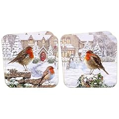 Set coasters christmas for sale  Delivered anywhere in UK