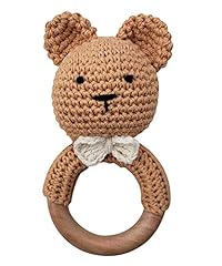Natural crochet teddy for sale  Delivered anywhere in USA 