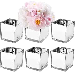 Silver square glass for sale  Delivered anywhere in USA 