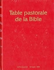 Table pastorale bible d'occasion  Livré partout en France