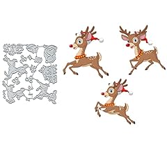 3pcs christmas deer for sale  Delivered anywhere in UK