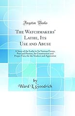 The watchmakers lathe d'occasion  Livré partout en Belgiqu