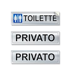 Adesivi toilette privato usato  Spedito ovunque in Italia 